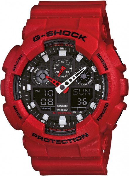 Casio GA-100B-4ADR G-Shock Erkek Kol Saati