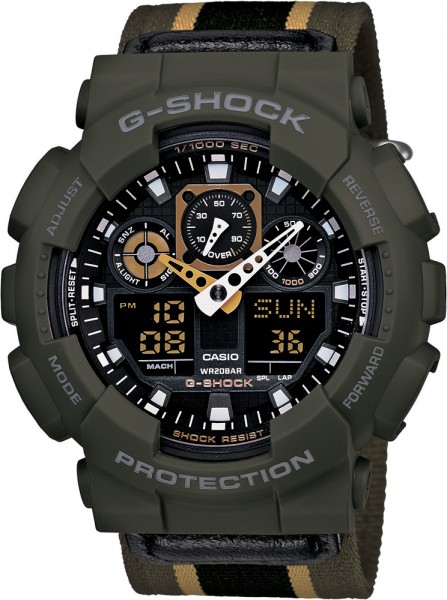 Casio GA-100MC-3ADR G-Shock Erkek Kol Saati
