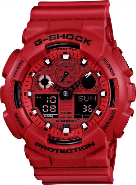 Casio GA-100C-4ADR G-Shock Erkek Kol Saati