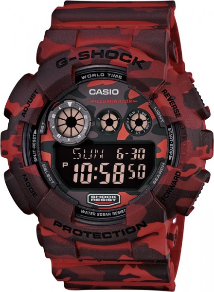 Casio GD-120CM-4DR G-Shock Erkek Kol Saati