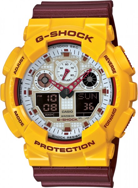 Casio GA-100CS-9ADR G-Shock Erkek Kol Saati