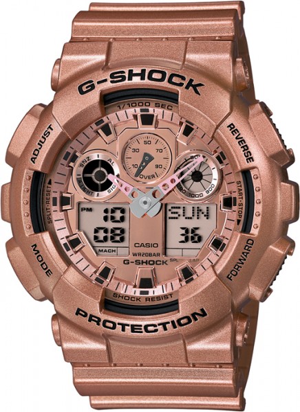 Casio GA-100GD-9ADR G-Shock Erkek Kol Saati