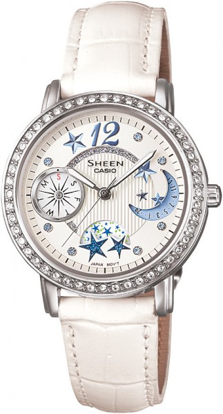 Casio SHN-3019L-7ADR Sheen Bayan Kol Saati