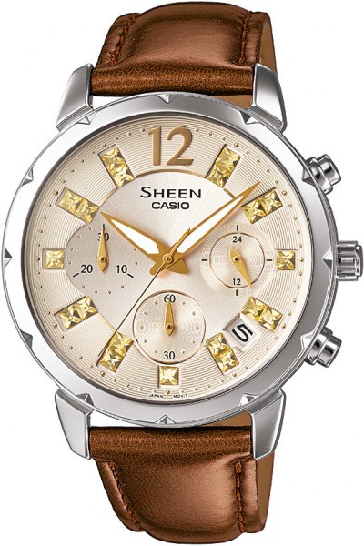 Casio SHE-5024BL-9ADR Sheen Bayan Kol Saati