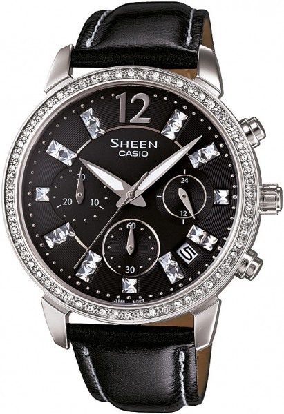 Casio SHE-5025BL-1ADR Sheen Bayan Kol Saati