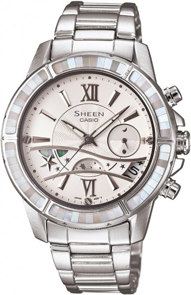 Casio SHE-5514D-7ADR Sheen Bayan Kol Saati