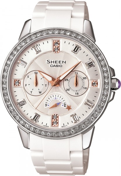 Casio SHE-3023-7ADR Sheen Bayan Kol Saati