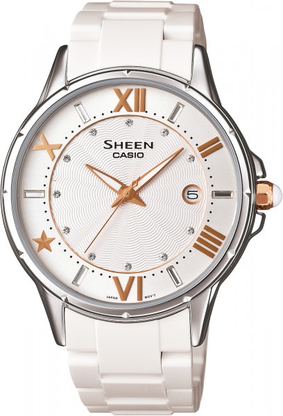 Casio SHE-4024-7ADR Sheen Bayan Kol Saati