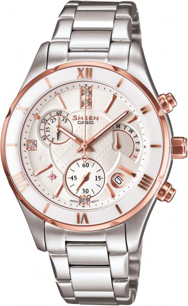 Casio SHE-5517SG-7ADR Sheen Bayan Kol Saati