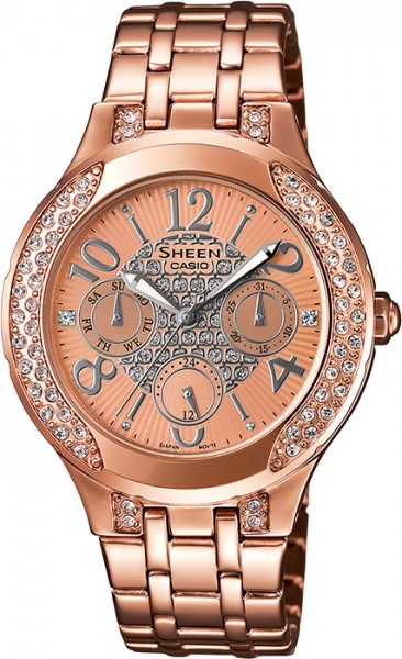Casio SHE-3803PG-9AUDR Sheen Bayan Kol Saati