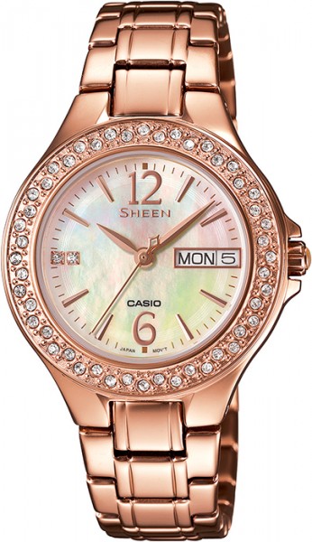Casio SHE-4800PG-9AUDR Sheen Bayan Kol Saati