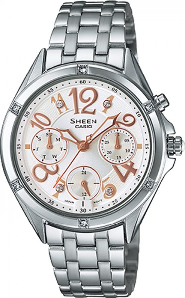 Casio SHE-3031D-7AUDR Sheen Bayan Kol Saati
