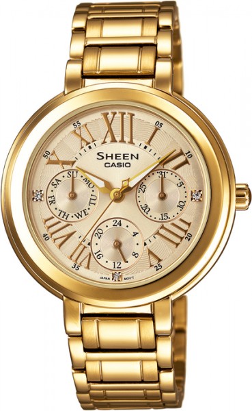Casio SHE-3034GD-9AUDR Sheen Bayan Kol Saati