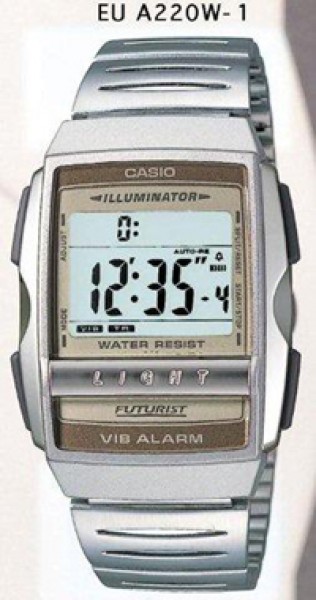 Casio A220W-1QD Digital Erkek Kol Saati