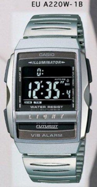 Casio A220W-1BQD Digital Erkek Kol Saati