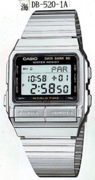 Casio DB-520A-1ADF Databank Erkek Kol Saati
