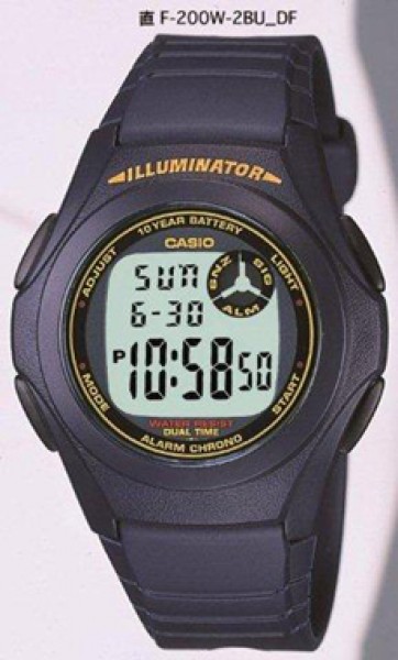 Casio F-200W-2BDF Digital Erkek Kol Saati