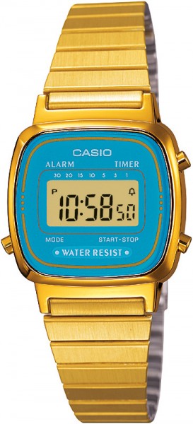 Casio LA670WGA-2DF Digital Bayan Kol Saati