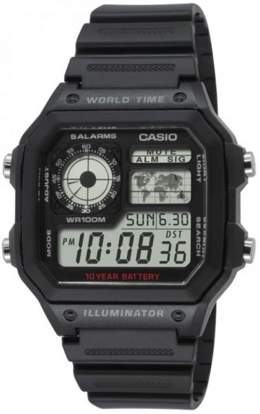 Casio AE-1200WH-1AVDF Digital Erkek Kol Saati
