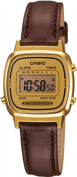 Casio LA670WGL-9DF Digital Bayan Kol Saati
