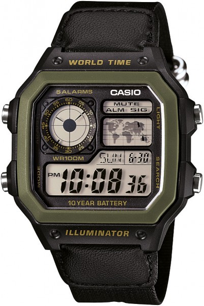 Casio AE-1200WHB-1BVDF Digital Erkek Kol Saati